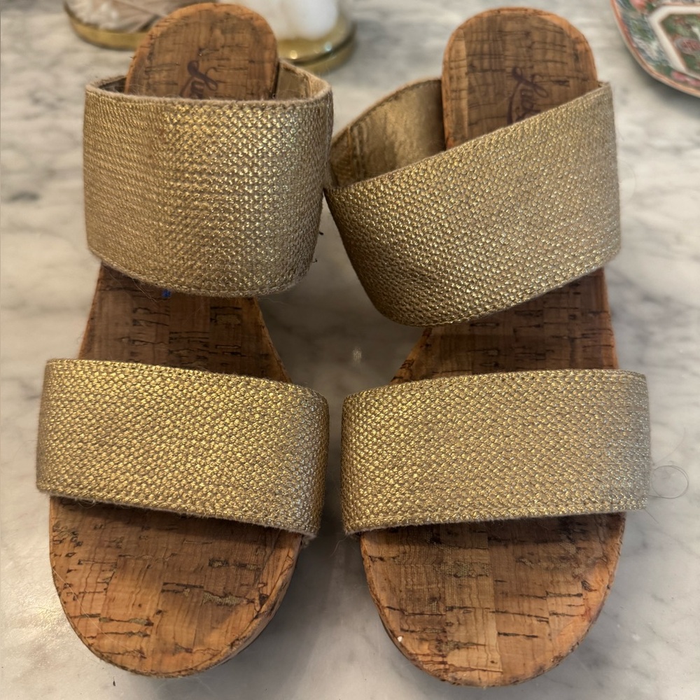 Lucky Brand Gold Wedges